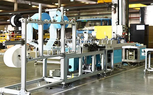 亚美AM8AG全自动口罩生产流水线装备