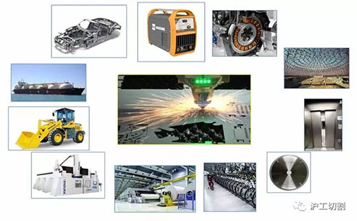 亚美AM8AG10米大幅面龙门光纤激光切割机应用行业